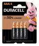 Duracell AAA Battery 4pcs
