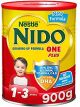 Nestle Nido One Plus growing up milk powder for toddlers 1-3 Years 900 GM