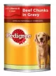 Pedigree Beef Chunks in Gravy Wet Dog Food Can 400 GM